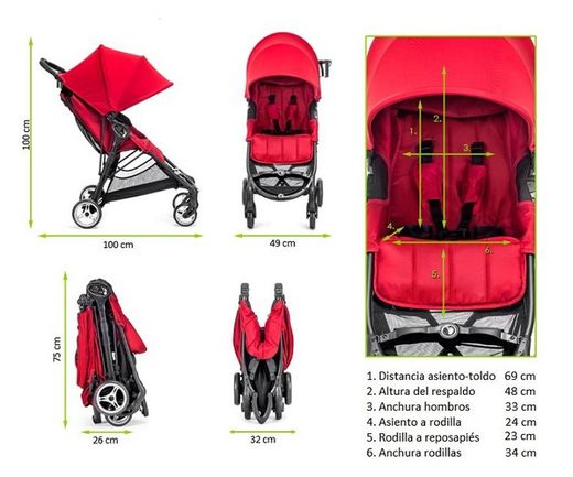 Silla de paseo Baby Jogger City Mini Zip