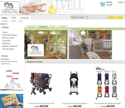 Nuevo diseño web para Castellvell.es