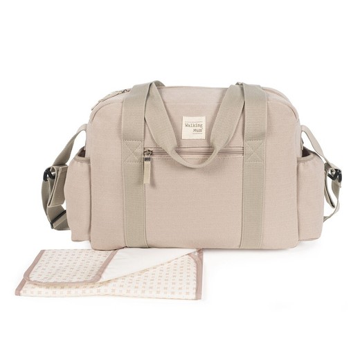 Bolsa canastilla Walking Mum Eco Apricot