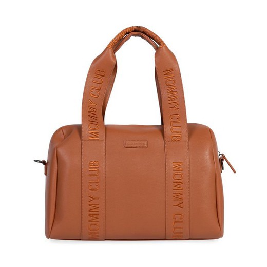 Bolso Childhome Mommy Club Signature Vegan leather Marrón