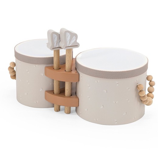 Bongos de madera Label Label Nougat