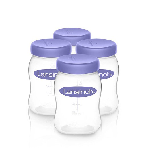 Botellas de almacenamiento de leche materna de Lansinoh