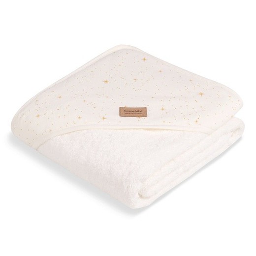 TOALLA CAPA DE BAÑO XL BEBÉ ·BEIGE·