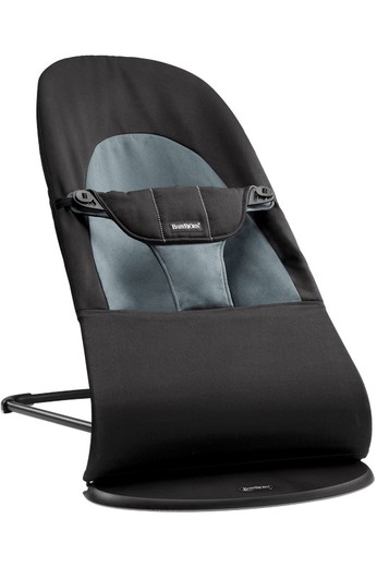 Hamaca BabyBjorn Blance Soft Negro-Gris + bolsa