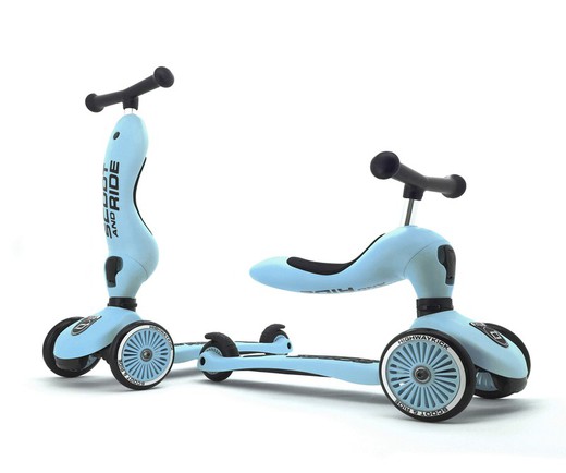 Patinete 2 en 1 Scoot and Ride Highwaykick Blueberry