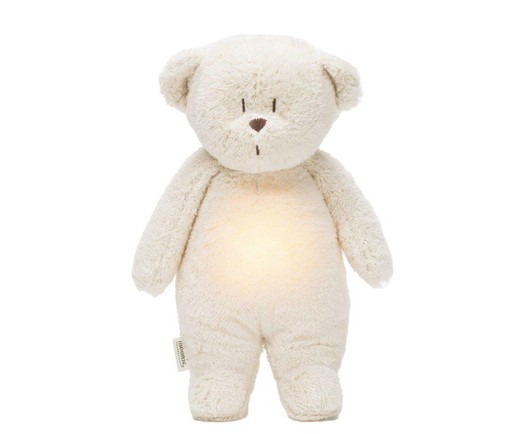 Peluche luz-sonido Oso organico Monnie Polar Natur