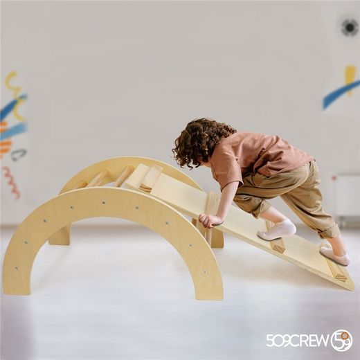 Arco escalada y rampa Montessori ZOO