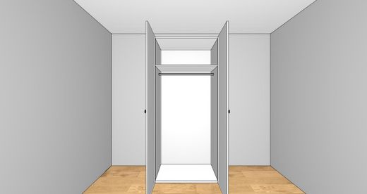 Armario Ros 2 puertas sin distribución