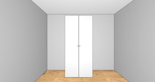 Armario Ros de 2 puertas con distribución