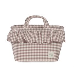 Bolsa canastilla Walking Mum Praliné vichy Moka