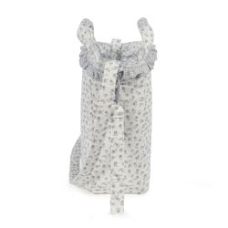 Bolsa canastilla Pasito a Pasito Little Bloom flor gris