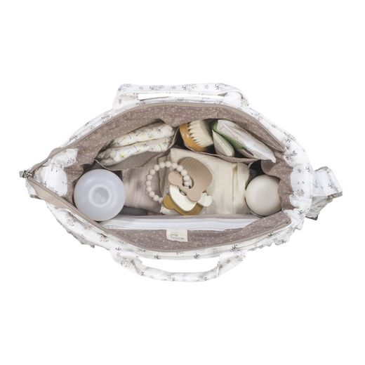 Bolsa canastilla Walking Mum Botton Flores