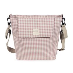 Bolsa canastilla Walking Mum I Love vichy rosa