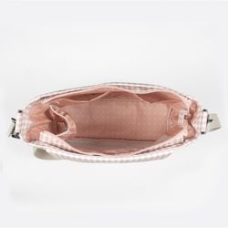 Bolsa canastilla Walking Mum I Love vichy rosa