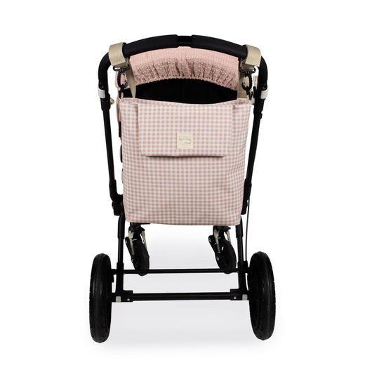 Bolsa canastilla Walking Mum I Love vichy rosa