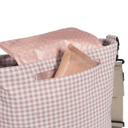 Bolsa canastilla Walking Mum I Love vichy rosa