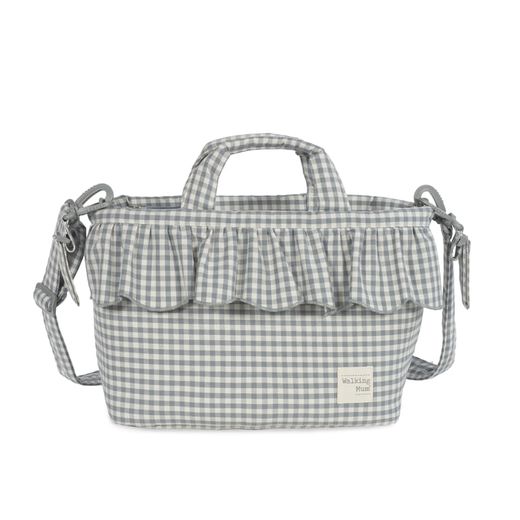 Bolsa canastilla Walking Mum  Praliné Vichy Matcha