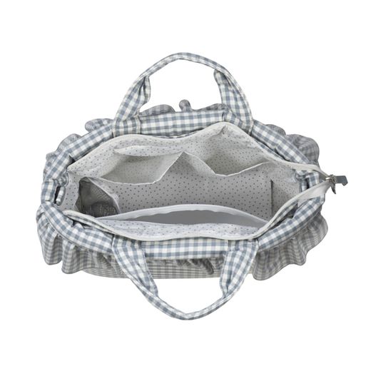 Bolsa canastilla Walking Mum  Praliné Vichy Matcha