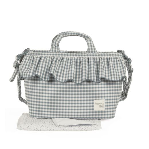 Bolsa canastilla Walking Mum  Praliné Vichy Matcha