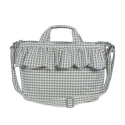 Bolsa canastilla Walking Mum  Praliné Vichy Matcha