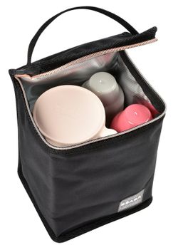 Bolsa isotérmica Beaba negro - rosa