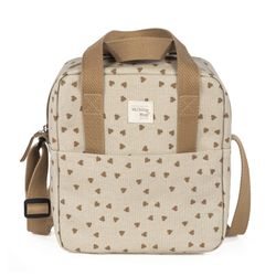 Bolsa térmica Walking Mum Corazones Poppy Canela
