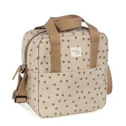 Bolsa térmica Walking Mum Corazones Poppy Canela