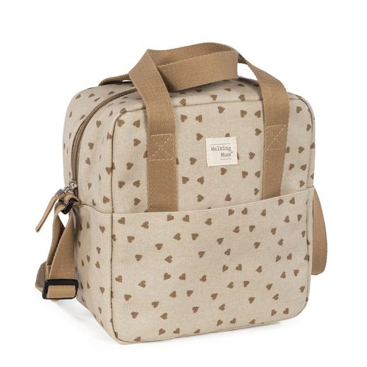 Bolsa térmica Walking Mum Corazones Poppy Canela