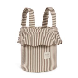 Bolso Bucket Walking Mum Rayas Moka