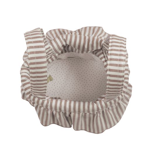 Bolso Bucket Walking Mum Rayas Moka