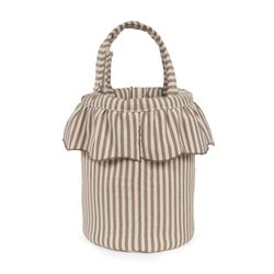 Bolso Bucket Walking Mum Rayas Moka