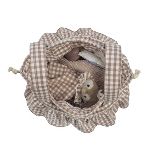 Bolso Bucket Walking Mum Vichy Moka