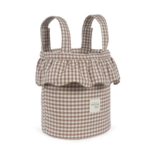 Bolso Bucket Walking Mum Vichy Moka