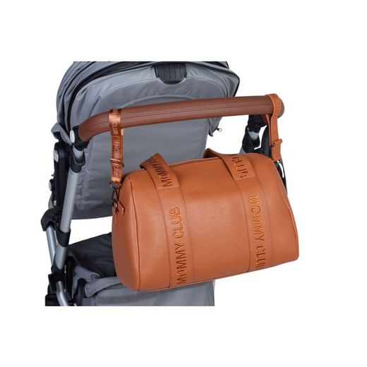 Bolso Childhome Mommy Club Signature Vegan leather Marrón