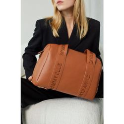 Bolso Childhome Mommy Club Signature Vegan leather Marrón