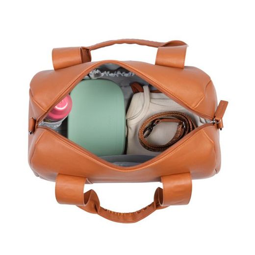 Bolso Childhome Mommy Club Signature Vegan leather Marrón