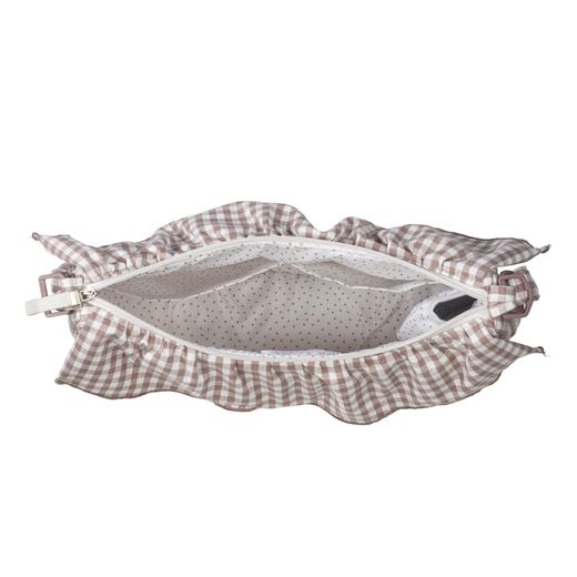 Bolso crosbody Gondola Walking Mum Praliné Vichy Moka