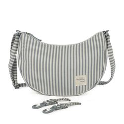 Bolso crosbody Gondola Walking Mum Preliné Rayas Matcha