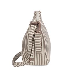 Bolso Crossbody Gondola Walking Mum Praliné Rayas Moka
