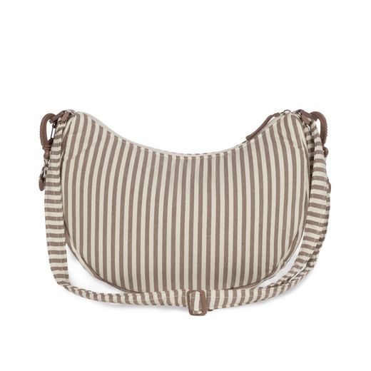 Bolso Crossbody Gondola Walking Mum Praliné Rayas Moka