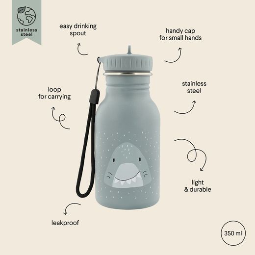 Botella Trixie 350 ml Tiburón