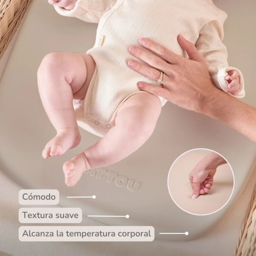 Cambiador Softy Nattou Beige Clay