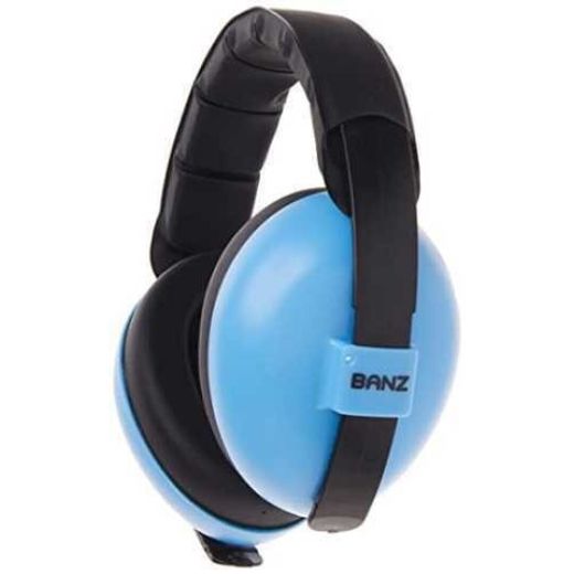 Cascos anti-ruido BANZ 0-3 azul pastel