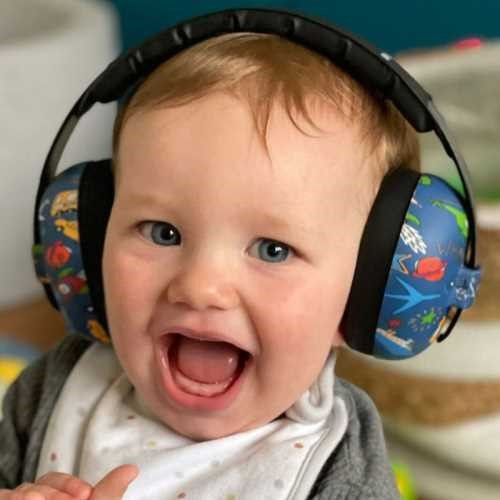 Cascos anti-ruido Banz 0-3 Naranja
