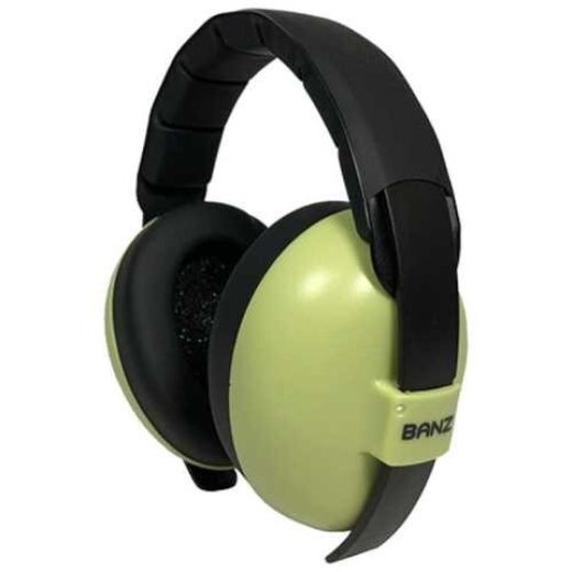 Cascos anti-ruido BANZ 0-3 verde lima