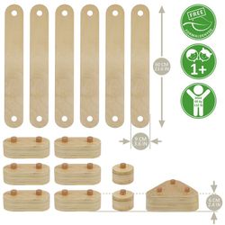 Circuito de equilibrio Montessori Madera