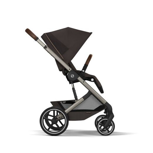 Cochecito 2 piezas Cybex Balios S Lux con capazo plegable Chocolate