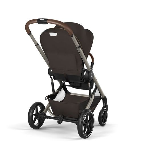 Cochecito 2 piezas Cybex Balios S Lux con capazo plegable Chocolate
