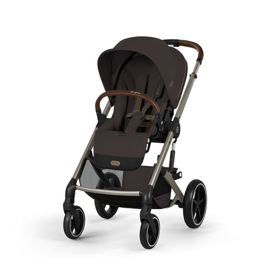 Cochecito 2 piezas Cybex Balios S Lux con capazo plegable Chocolate