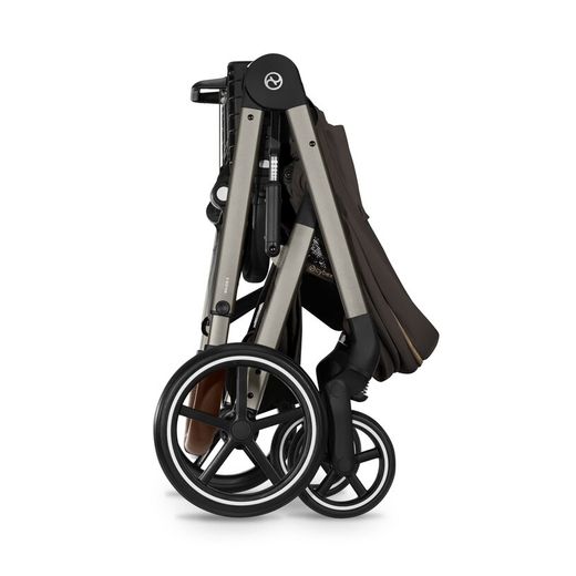 Cochecito 2 piezas Cybex Balios S Lux con capazo plegable Chocolate